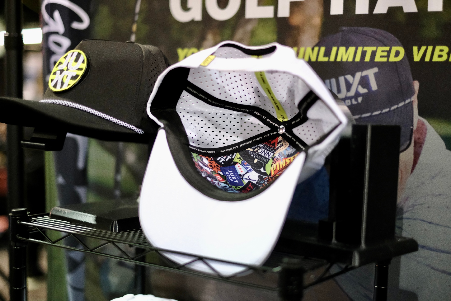 JUXT golf hat detail