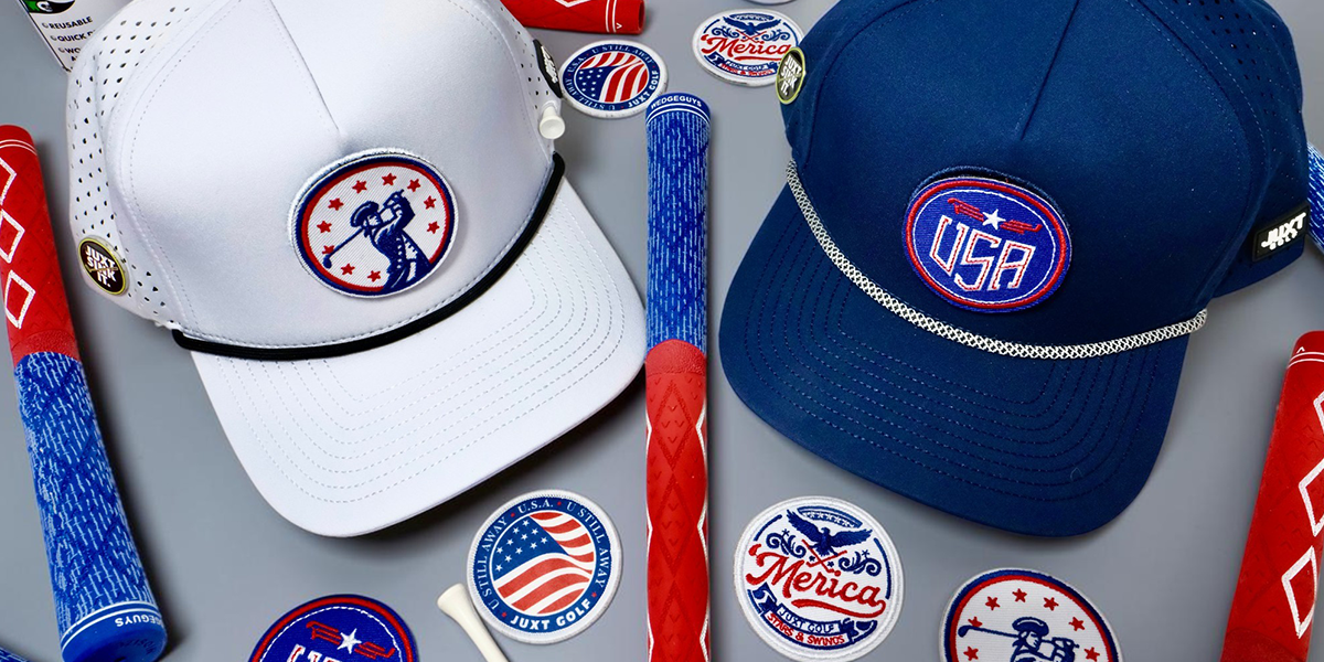 JUXT Golf x Wedge Guys Golf Presidents Cup rope hat collab